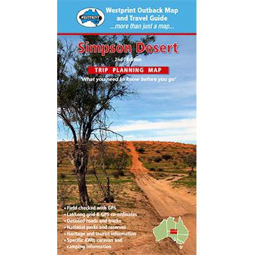 Simpson Desert Trip Planning Map