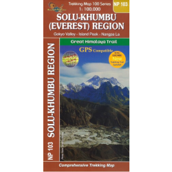 NP103 Solu-Khumbu/Everest Region Trekking Map, Nepal