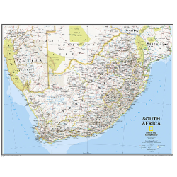 South Africa Classic Wall Map