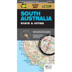 South Australia State & Cities Map 519