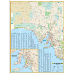 South Australia State Wall Map 570