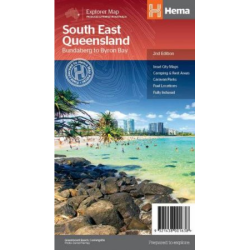 South East Queensland Bundaberg to Byron Bay Map