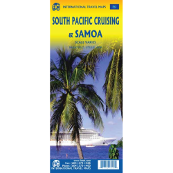South Pacific Cruising & Samoa Map