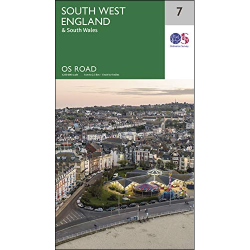 South West England & South Wales Road Map - OS Road 7