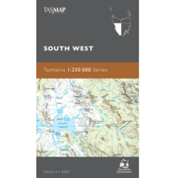 South West Tasmania (folded) Map