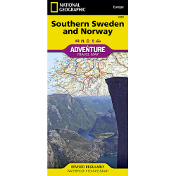 Southern Sweden & Norway Adventure Map 3301