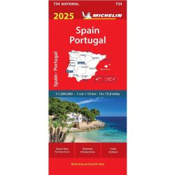 Spain & Portugal Road Map 734
