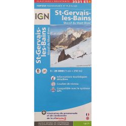 St Gervais Les Bains (Mont Blanc) 25k Map 3531-ET