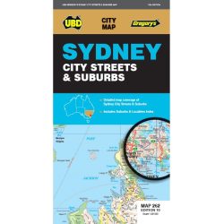 Sydney City Streets & Suburbs Map 262