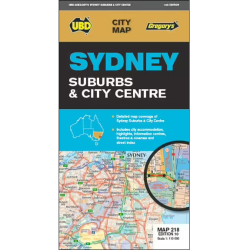 Sydney Suburbs & City Centre Map 218