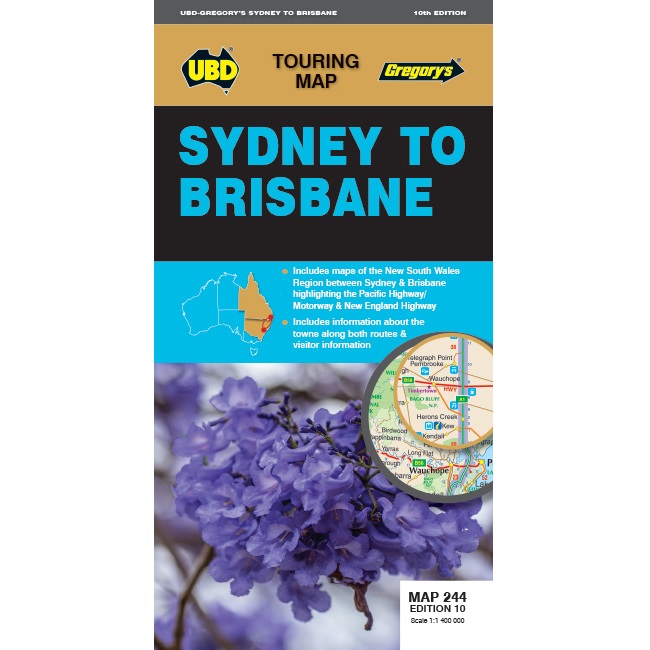 Sydney to Brisbane Map 244