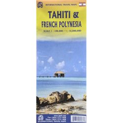 Tahiti & French Polynesia Travel Reference Map
