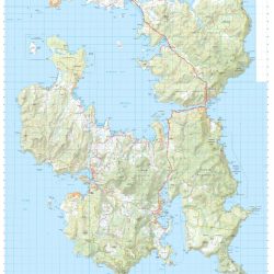 Tasman and Forestier Peninsula Wall Map