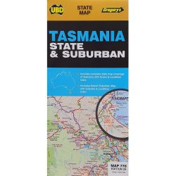 Tasmania State & Suburban Map 770