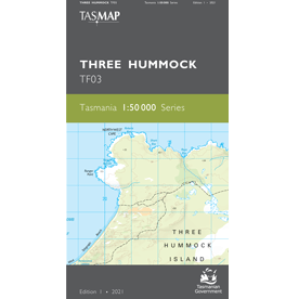 Three Hummock 1:50,000 Topo Map