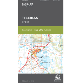 Tiberias 1:50,000 Topo Map
