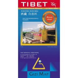 Tibet Road and Terrain Map