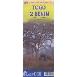 Togo & Benin Travel Reference Map