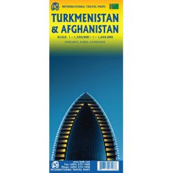 Turkmenistan & Afghanistan Travel Reference Map