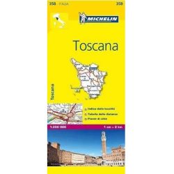 Tuscany Region Italy Map 358