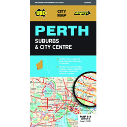 Perth Suburbs & City Centre Map 618
