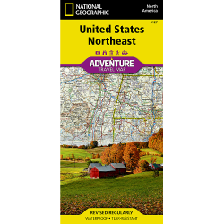 USA Northeast Adventure Travel Map 3127