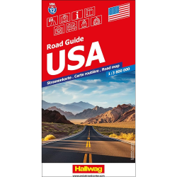 USA Road Map by Hallwag