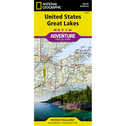 United States Great Lakes Map 3124