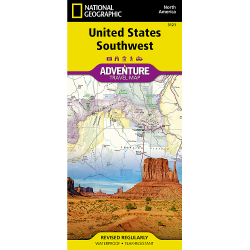 United States Southwest Adventure Travel Map 3121