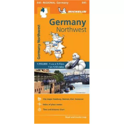 Germany Northwest Regional Map 541