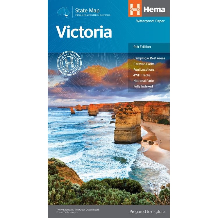 Victoria State Road Map - Hema