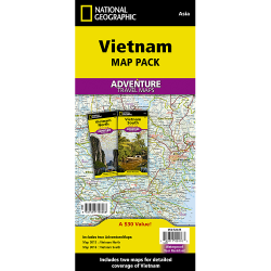 Vietnam Adventure Travel Map Pack