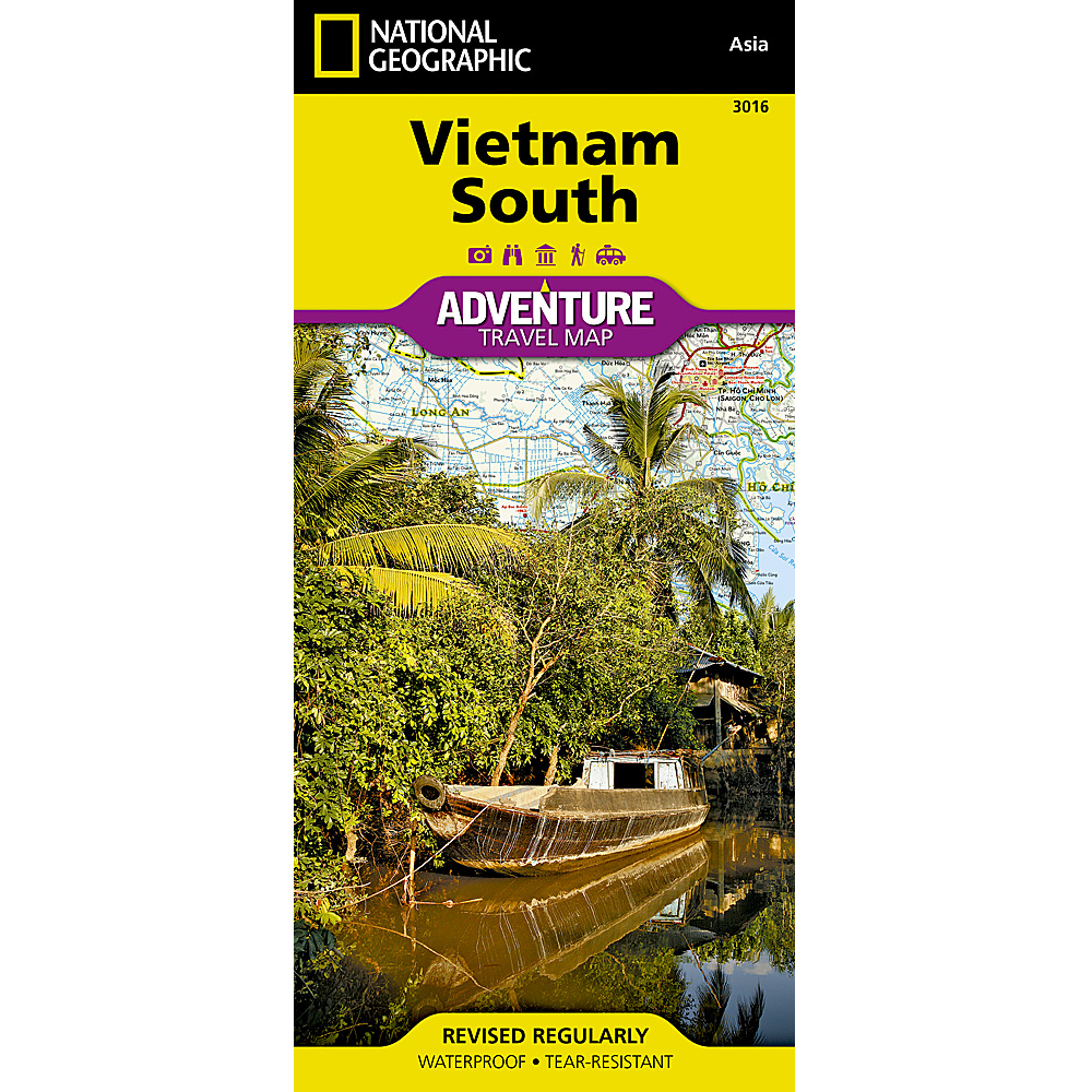 Vietnam South Adventure Travel Map 3016
