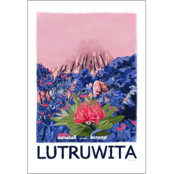 Waratah Under kunanyi Print
