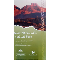 West MacDonnell National Park Map 1