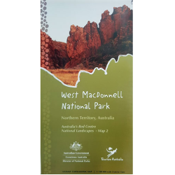 West MacDonnell National Park Map 2