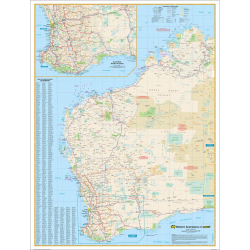 Western Australia State Wall Map 670
