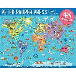 World Map Floor Puzzle
