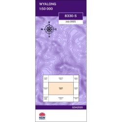 Wyalong 50k NSW Topo Map 8330-S
