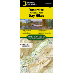 Yosemite National Park Day Hikes Map