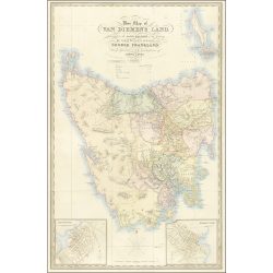 Van Diemen's Land 1839 Print
