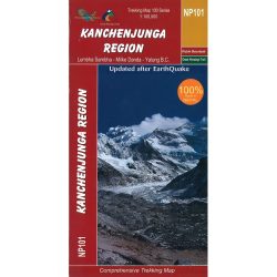 NP101 Kanchenjunga Region Map, Nepal