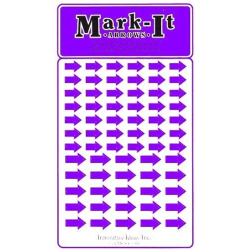 Purple Mark-It Arrow Stickers