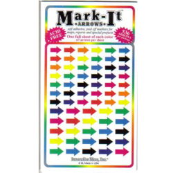 Assorted Colour Mark-It Arrow Stickers