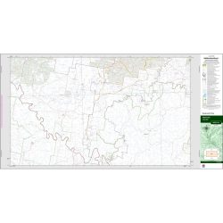 Arkstone 1:25k NSW Topo Map 8829-4N