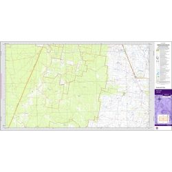 Baan Baa 1:50k NSW Topo Map 8836-N