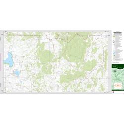Backwater 1:25k NSW Topo Map 9237-1N