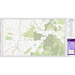 Balladoran 1:50k NSW Topo Map 8634-S