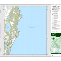 Bare Point 1:25k NSW Topo Map 9538-2N