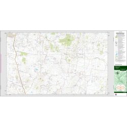 Bedulluck 1:25k NSW Topo Map 8727-4N